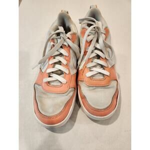 Nike Rainbow Youth‎ Sneakers Size 6Y Women’s 7.5 Orange White Lace-Up Casual